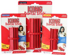Dog Toy: Kong Dental Stick Available in Three Sizes