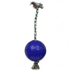 Dog Toy: Romp N Roll with ROPE Tug & Toss Available in (3) Colors & (2) Sizes