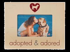 Gifts:  Picture Frame "Adopted & Adored"