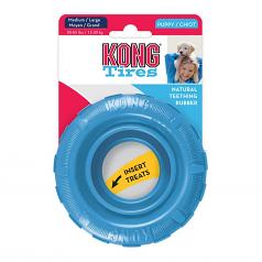 Dog Toy: Kong Puppy Tire Blue or Pink Size Medium or Large