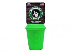 Dog Toy:  Soda Pup Coffee Cup Dispenser Toy