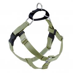 TAN Freedom No-Pull Harness with Black Back Loop
