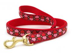 Dog Collars: 5/8" or 1" All Hearts Leash