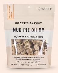 Treats:  Bocce's Bakery Mud Pie Oh My Soft-N-Chewy
