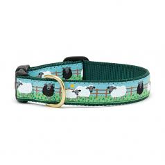 Dog Collars: 5/8" or 1" Wide Counting Sheep Clip Collar