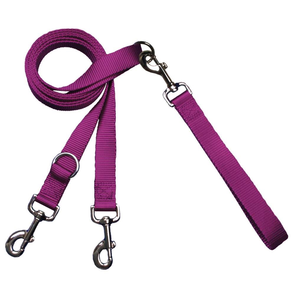 Plato Solid Purple Rope Leash