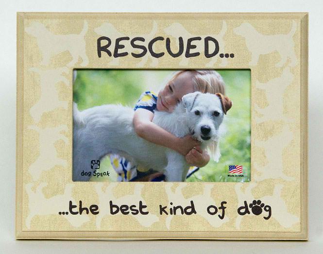 Gifts:  Picture Frame Rescued the Best Kind of Dog