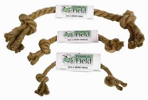 Hemp Rope Dog Toys (Triple Knot, Large)