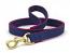 Navy with Pink Bamboo Leash- 5/8" or 1"