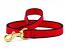 Red with Black Bamboo Leash- 5/8" or 1"