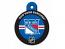 Engraved ID Tag:  Large Round NY Rangers NHL
