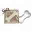 Ann Clark Cookie Cutter:  Single 3.5" Dog Bone with Gift Recipe Card