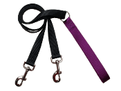 4-Configuration Freedom Training Leash: Matches Purple Harness