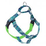 Earthstyle Paw Paisley Blue Freedom No-Pull Harness