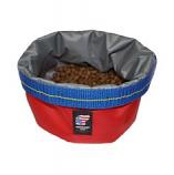 Travel Bowl:  American Dog Stow-a-Bowl Red