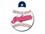 Engraved ID Tag:  Large Baseball Cleveland Indians