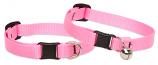 Lupine Cat Collar: Solid Pink with or without a bell