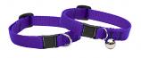 Lupine Cat Collar: Solid Purple with or without a bell
