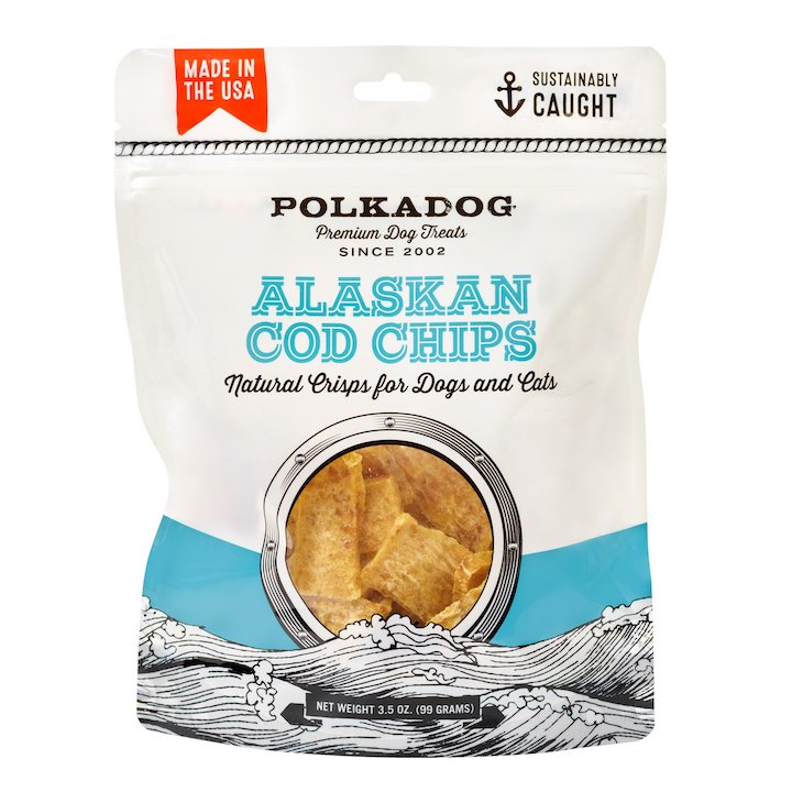 Treats:  PolkaDog 100% Cod Chips