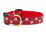 Dog Collars: 5/8" or 1" Wide All Hearts Collar
