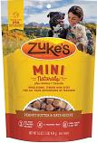 Treats:  Zukes Mini Natural Peanut Butter Semi-Moist Treat 6 oz bag
