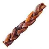 Chews: 100% USA Beef BRAIDED Bully Stick in 6" or 12"
